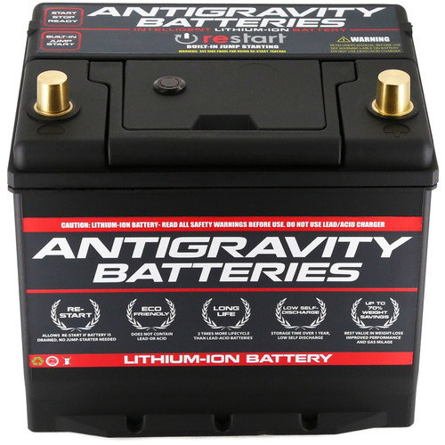 Antigravity Group 27 Lithium Car Battery w/Re-Start AG-27-60-RS