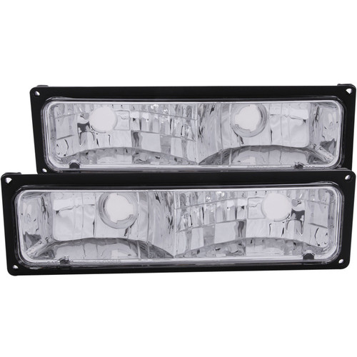 ANZO 1988-1998 Chevrolet C1500 Euro Parking Lights Black 511033