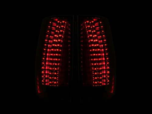 ANZO 2007-2011 Cadillac Escalade LED Taillights Chrome