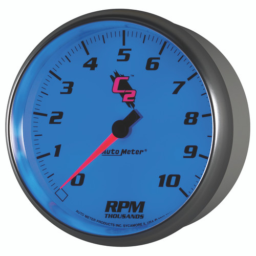 Autometer C2 5 inch 10000 RPM In-Dash Tachometer