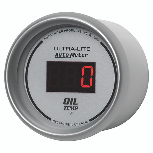 Autometer Ultra-Lite 52MM 0-340 Deg F Digital Oil Temperature