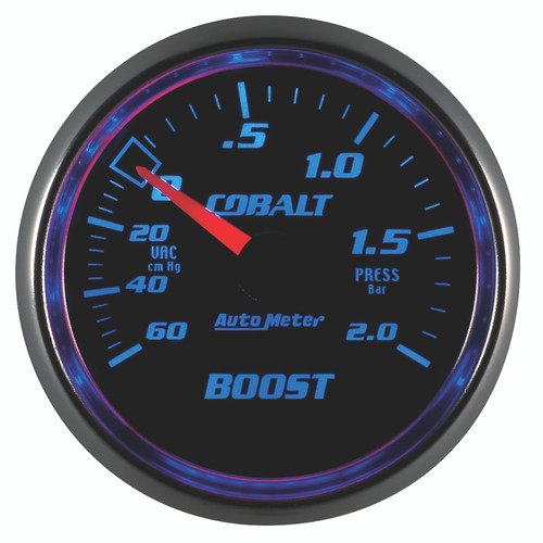 Autometer Cobalt 52mm 2 BAR Mechanical Boost Gauge