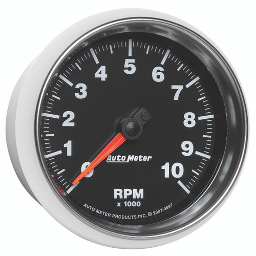 Autometer GS 3-3/8in 10000 RPM In-Dash Tachometer Gauge