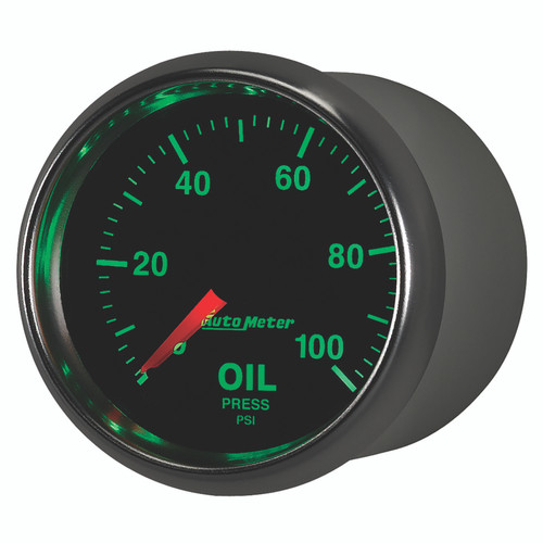 Autometer GS 52mm 0-100 PSI Mechanical Oil Pressure Gauge