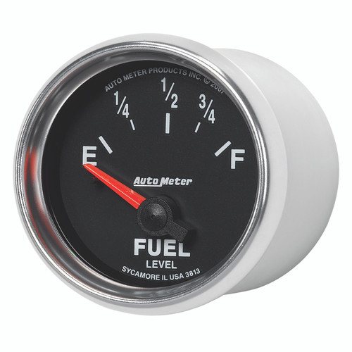 Autometer GS 52mm 0-90 ohms Short Sweep Electronic Fuel Level GM Gauge