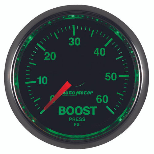 Autometer GS 52mm 0-60 psi Mechanical Boost Gauge