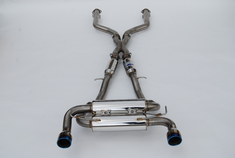 Invidia 2022+ Nissan Z 70mm Gemini Cat Back Exhaust - Rolled TI