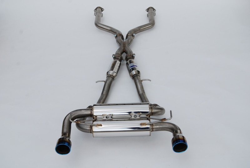 Invidia 2022+ Nissan Z 70mm Gemini Cat Back Exhaust - Rolled TI