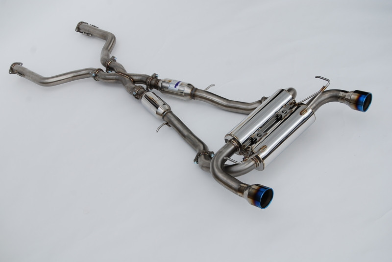Invidia 2022+ Nissan Z 70mm Gemini Cat Back Exhaust - Rolled TI