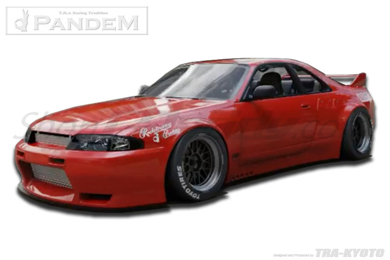 GReddy Pandem 95-98 Nissan Skyline GT-R R33 Full Wide-Body Aero Kit ...