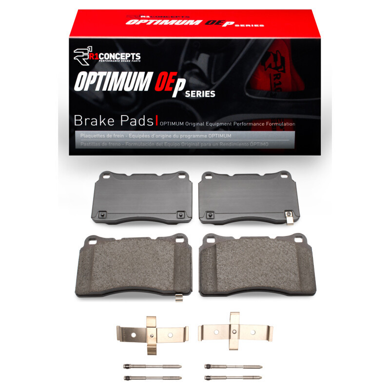 R1 2010-2016 Hyundai Genesis Coupe Front R1 Optimum OE Pads & Hardware ...