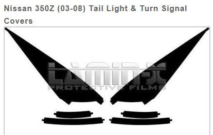 Lamin-X Tail Light Film Nissan 350Z/370Z