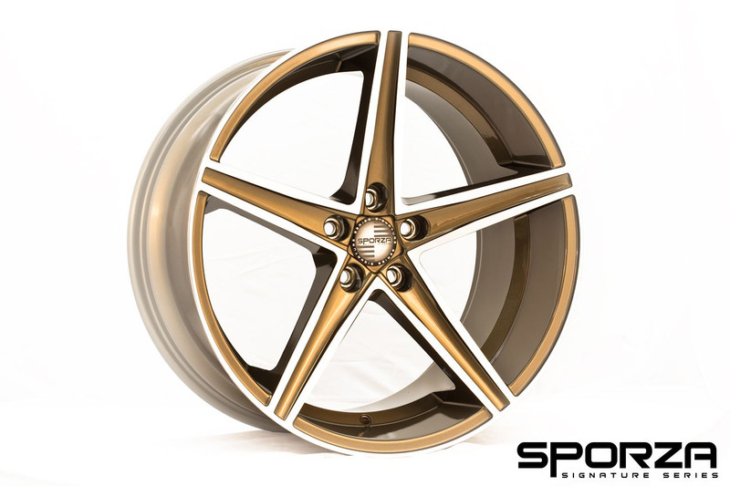 Sporza Topaz Wheel in Gloss Bronze Machined 5x120 (BMW) | Sporza