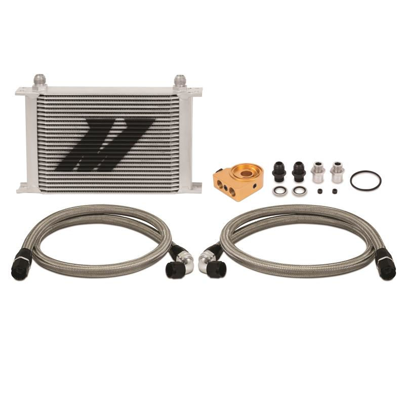 MISHIMOTO オイルクーラーセット 未使用 Mishimoto Universal Thermostatic Oil Cooler Kit, 25 Row - MMOC-UHT