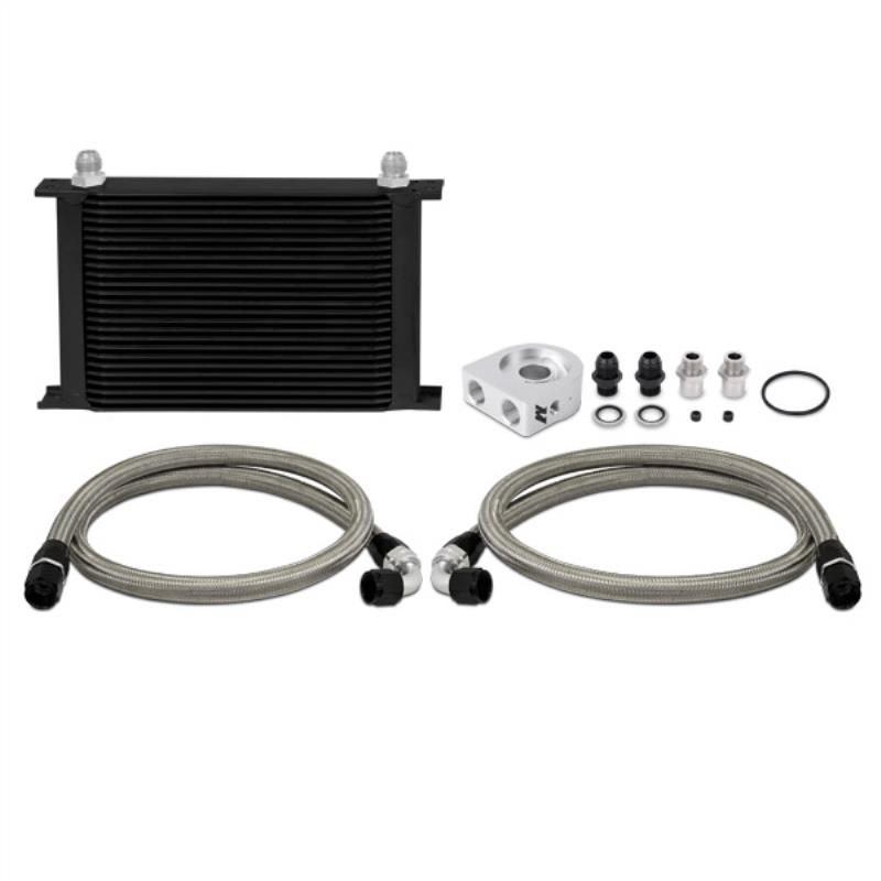 MISHIMOTO オイルクーラーセット 未使用 Mishimoto Universal 19 Row Oil Cooler Kit, Black - MMOC-ULBK