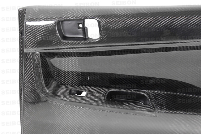 Seibon DP0809MITEVOX-R — Carbon fiber rear door panels for