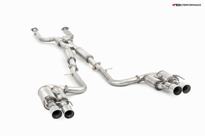 ARK Performance SM1501-0115G — ARK GRiP Exhaust w/ Polished