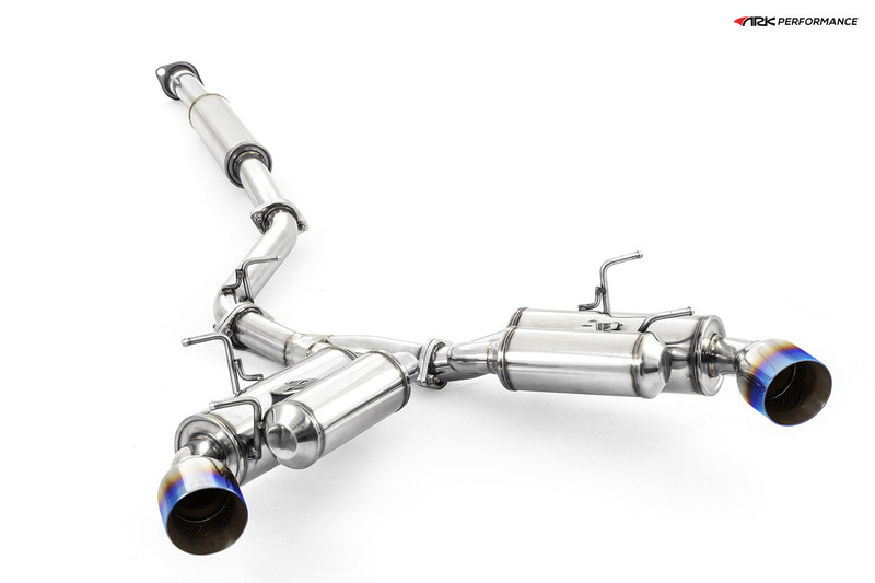 ARK GRiP Exhaust w/ Burnt Tips for FR-S/BRZ/89 - SM1202-0213G