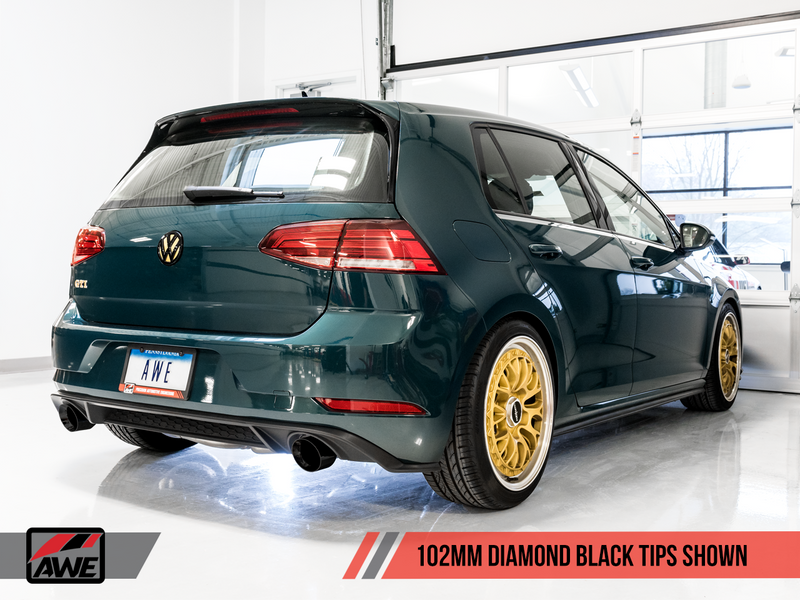 AWE Touring Edition Exhaust for VW MK7.5 GTI - Diamond Black Tips