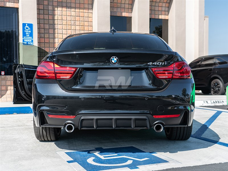 RW Carbon BMW F32 F33 F36 Performance Style Polypropylene Diffuser