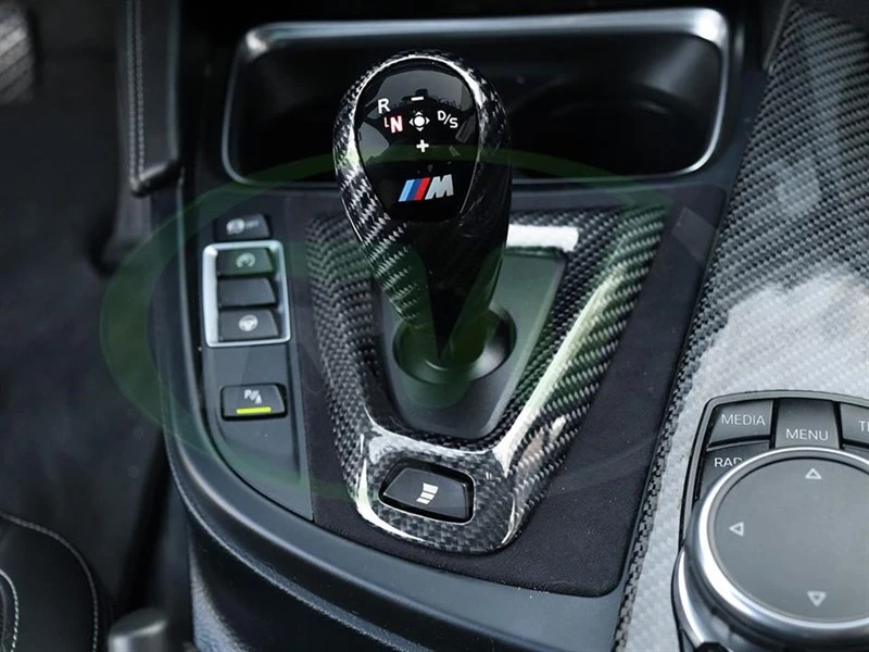 RW Carbon bmwf8x021 — Carbon Fiber Alcantara Shift Console