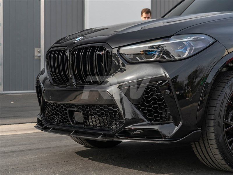 RW Carbon BMW F95 X5M Carbon Fiber Front Lip - bmwf9504 | RW