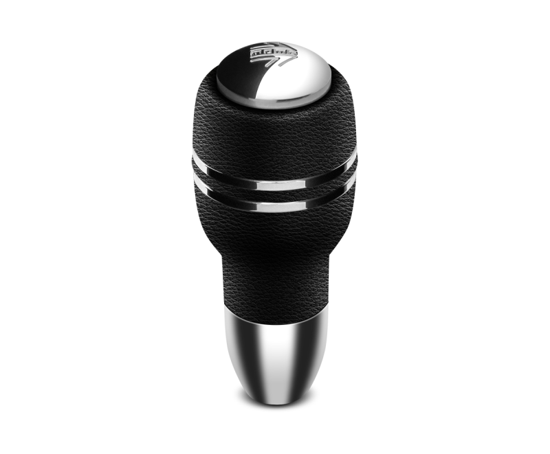 momo Momo Automatico Shift Knob - Black Leather, Chrome Insert | Momo