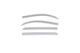 AVS 20-22 Dodge RAM 1500 Crew Cab Ventvisor Color Match Window Deflectors 4pc - Ivory Pearl