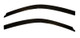 AVS 11-16 Honda CR-Z Ventvisor Outside Mount Window Deflectors 2pc - Smoke