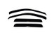AVS 2004 Ford Ecosport (Brazil) Ventvisor Outside Mount Window Deflectors 4pc - Smoke