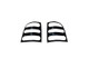 AVS 04-12 Chevy Colorado Slots Tail Light Covers - Black