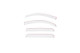 AVS 20-22 Toyota Tacoma Double Cab Low Profile Color Match Ventvisors 4pc - Super White