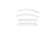 AVS 20-22 Toyota Tacoma Double Cab Low Profile Color Match Ventvisors 4pc - Super White