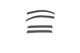 AVS 20-22 Toyota Tacoma Double Cab Low Profile Color Match Ventvisors 4pc - Magnetic Grey Metallic