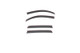 AVS 20-22 Toyota Tacoma Double Cab Low Profile Color Match Ventvisors 4pc - Magnetic Grey Metallic