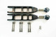 ISC Suspension 08-21 Subaru Impreza V3 Rear Adjustable Control Arms - Stealth Series Black