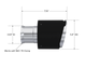 MBRP 15-23 Dodge Charger 5.7L/6.2L/6.4L T304 3in ID / 5in OD Out / 8in Length Angle Cut Carbon Tip