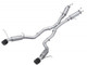 MBRP 2012+ Jeep Grand Cherokee SRT 6.4L 3in Dual Rear Exit T304SS Catback Exhaust - CF Tips