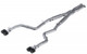 MBRP 15-16 Dodge Challenger RT 5.7L T304 SS 3in Dual Rear Cat-back CF Quad Tips - Street