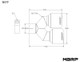 MBRP Universal T304 SS Dual Tip 4in OD/2.5in Inlet T5177