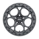 Weld Off-Road W901 17X9.0 Ledge Beadlock 5X127 ET-12 BS4.50 Satin Black 71.5