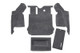 BedRug 07-10 Jeep JK Unlimited 4Dr Rear 5pc Cargo Kit (Incl Tailgate & Tub Liner)