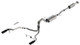 Borla F-150 2021 5.0L 4dr CC SB EC STB Lariat/KR/Pltm/LTD 3/2.25 SRE Cat-Back Touring Black CHR Tips