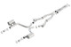Borla 2015 Dodge Challenger Hellcat 6.2L V8 S-TYPE Catback Exhaust No Tips Factory Valance
