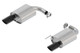 Borla Atak S Rear Section 15-17 Ford Mustang GT 5.0L V8 MT/AT 2.5in pipe 4in tip (Black Chrome)