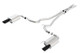 Borla Atak S Cat-Back 15-17 Ford Mustang GT 5.0L V8 MT/AT 2.5in pipe 4in tip (Black Chrome)