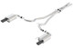 Borla S-Type Cat-Back 15-17 Ford Mustang GT 5.0L V8 MT/AT 2.5in pipe 4in tip (Black Chrome)