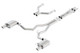 Borla S-Type Cat-Back 15-17 Ford Mustang GT 5.0L V8 MT/AT 3in pipe 4in tip