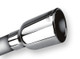 Borla 2.25in Inlet 3.19in Round Rolled Angle Cut Outlet x 5in Long Embossed Tip