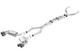 Borla 16-17 Chevy Camaro 6.2L 4in Dual CF Tips w/Black Core Dual Split Exit ATAK Catback Exhaust
